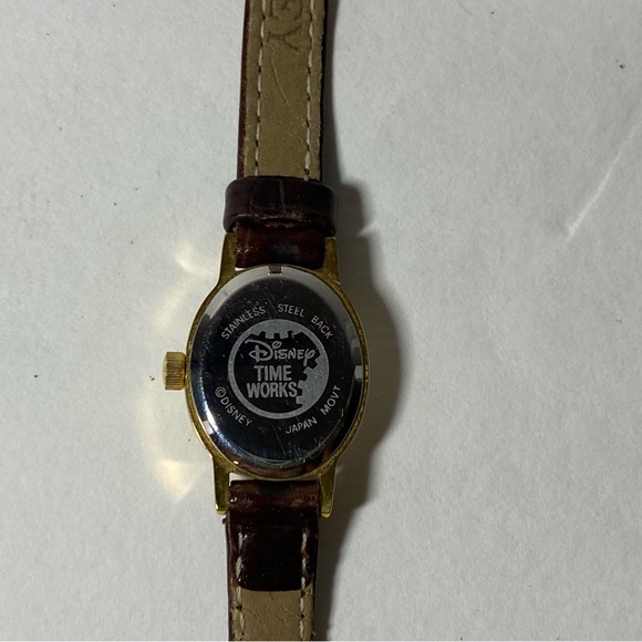 Minnie Mouse Disney Time Works Tiny Oval Wrist Watch for Her - Picture 5 of 10